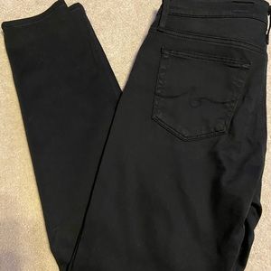 Adriano Goldschmied black Farrah skinny crop